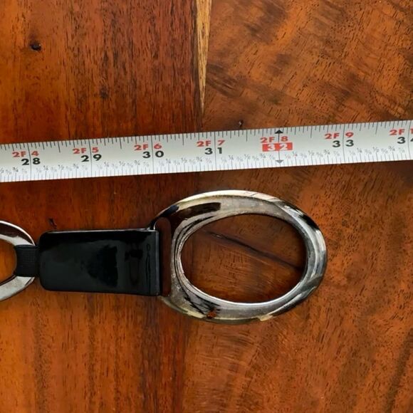 SUZI ROHER LEATHER & METAL LINK BELT main image 8